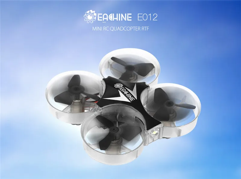 Eachine E012 Мини 2,4G 4CH 6 осевой Безголовый светодиодный светильник Радиоуправляемый Дрон Квадрокоптер вертолет режим 2 модели игрушек подарок RTF VS H36