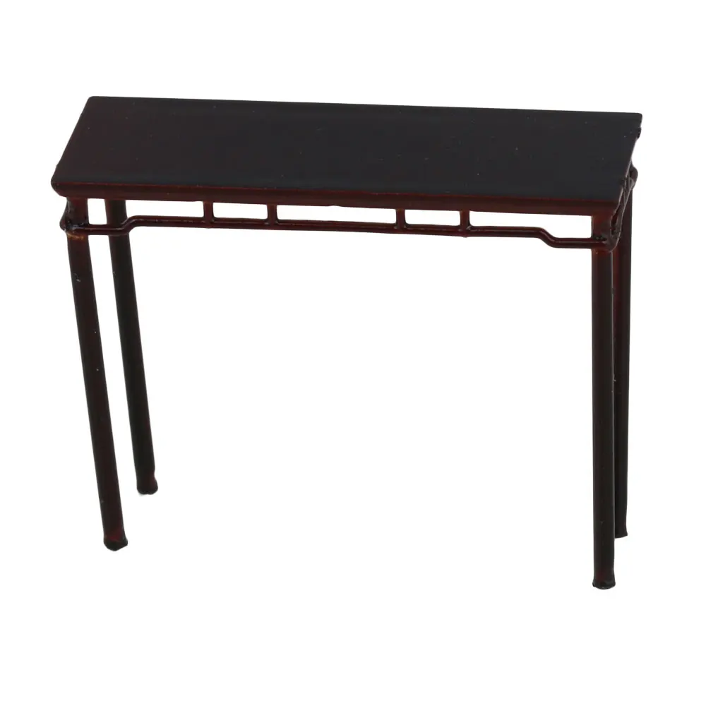 

Mxfans 1:25 Mahogany Minature Chinese Low Table Building Model Miniature Furniture Kids Dollhouse Toy