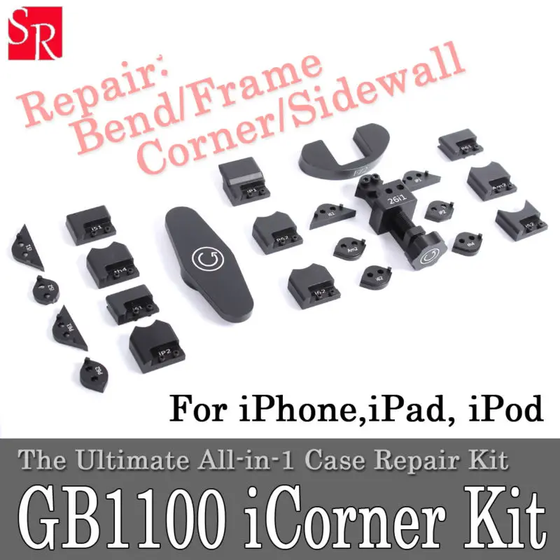 

26in1 Gtool Tool icorner Full set For iPod iPad iPhone 5 5S 6 6Plus 6S 6SP Corner Sidewall Frame Back Repair tool gTool