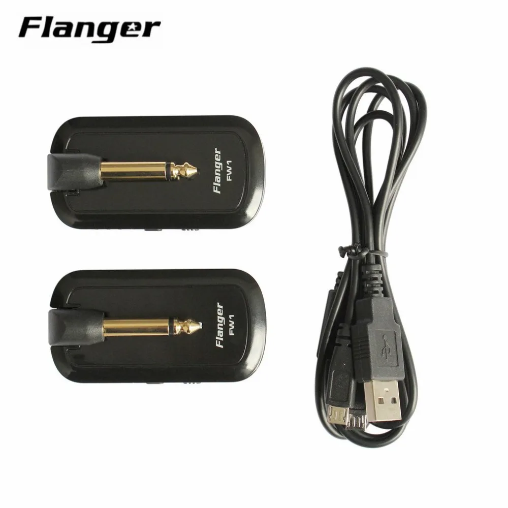 

Flanger FW1 Guitar Wireless System Rechargeable 2.4HZ for Guitar Bass Audio Transmitter Receiver Companion for Musician Hot Hot