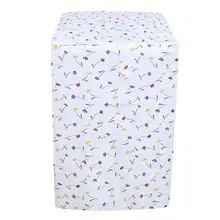 1 шт. водонепроницаемый чехол практичный маленький цветок печать пылезащитный чехол для повседневной жизни стиральная машина домашняя защита