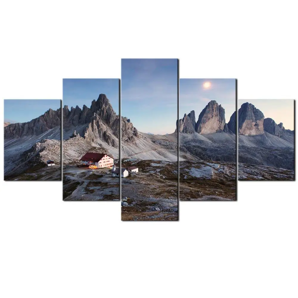 Mountain Landscape Giclee Canvas Prints Artwork Modern Home Wall Decor