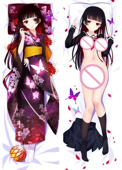 

Japan Anime Hell Girls Jigoku Shoujo characters sexy girl Enma Ai otaku Dakimakura throw pillow cover Hugging Body pillowcase