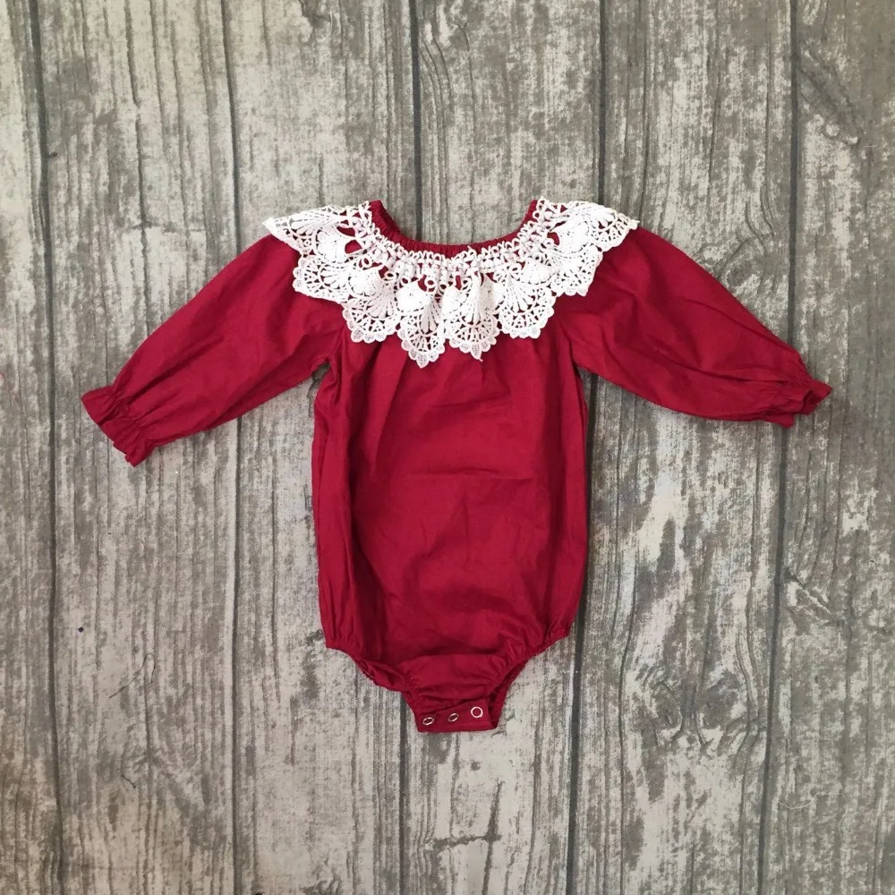 new arrival baby winter and Fall romper clothing infant toddler baby girls romper 3 colors in stock lace trim toddler romper new arrival baby winter and Fall romper clothing infant toddler baby girls romper 3 colors in stock lace trim toddler romper