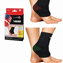 WEING WP022 высокая эластичность всех сторон, чтобы укрепить лодыжки Поддержка защиты тренажерный зал работает Регулируемая стопы рукавом для бега повязки
