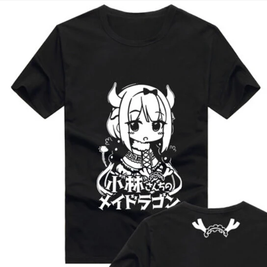 Футболка для косплея Kobayashi san Chi no Maid Dragon футболка Miss Kobayashi's Thor Kanna мужские