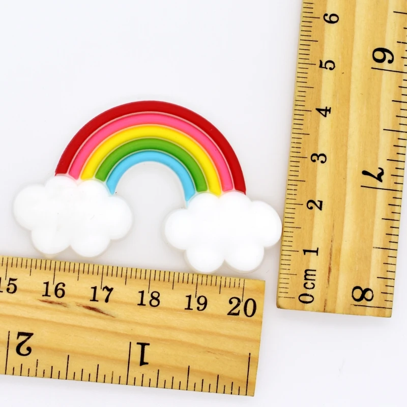 

Rainbow/Star/Moon/Ballon/Tree Flatback PVC Decoration Fit Keychain/Fridge Magnet/Clogs/Phone Case DIY Craft Handmade Accessories