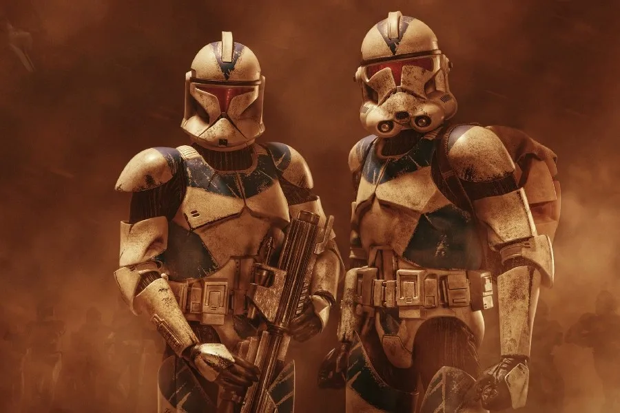 stormtrooper and clone