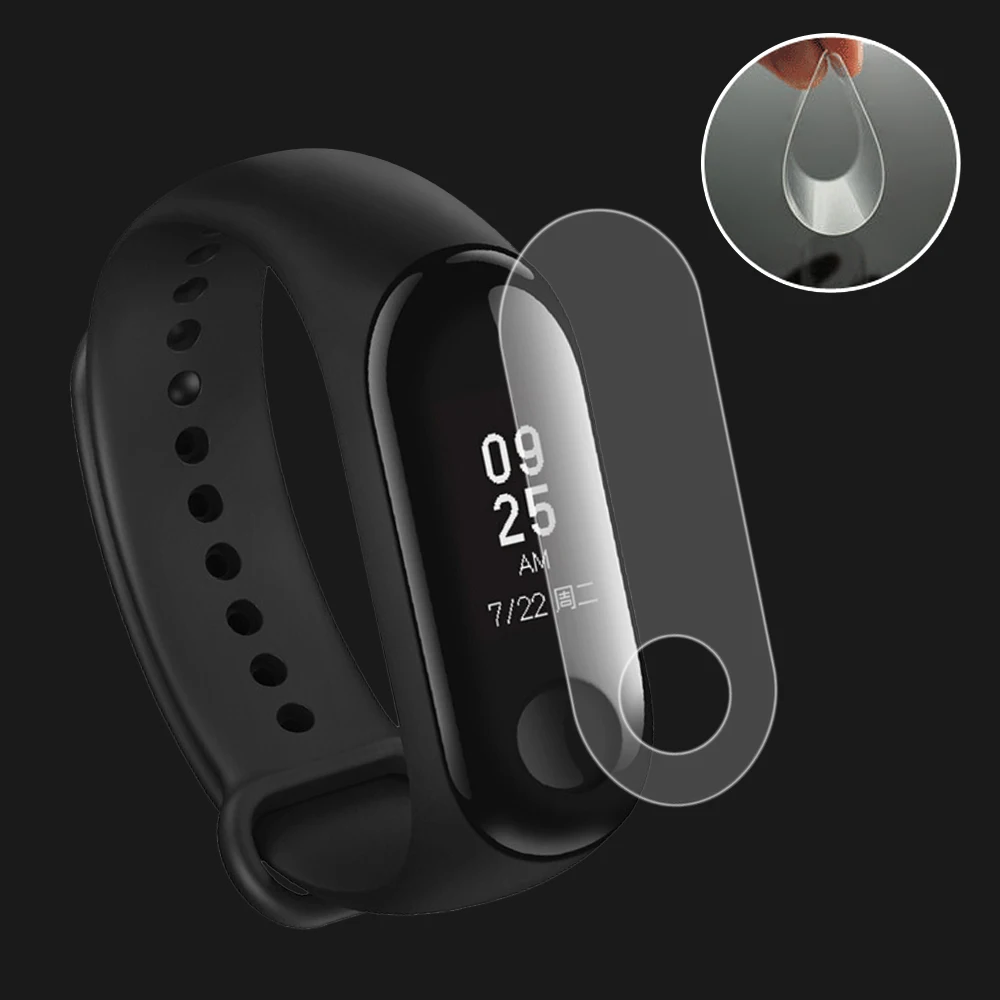 5 шт. Защитная пленка для экрана Xiaomi mi Band 3 смарт браслета защитная прозрачная band