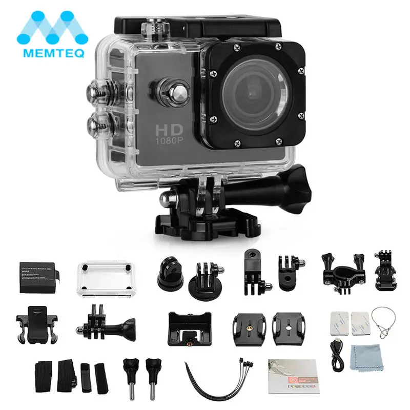 

MEMTEQ Action Video Camera SJ4000 FULL HD Camera 12MP Waterproof 1080P 30M Sport Mini-DV Video Action Underwater Camcorder