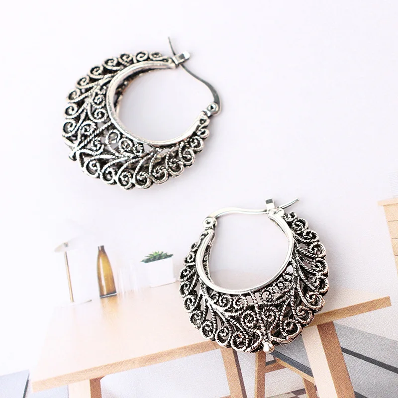 Женские круглые серьги в этническом стиле|earrings for|earrings for womenethnic vintage |