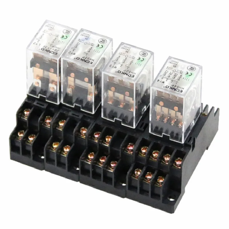 

5A 11feet HH53P AC220V AC110V Intermediate electromagnetic relay 220v 110V relay 12v rele relay 24v DC12V DC24V