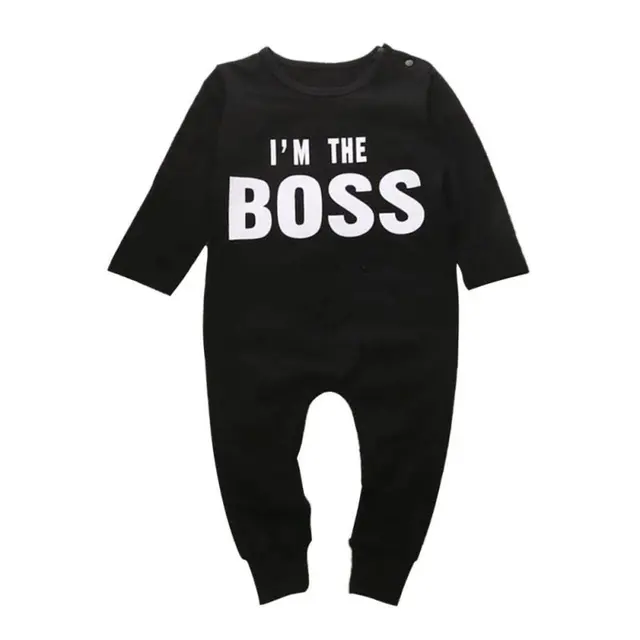 Baby Boss Long Sleeve Bodysuit