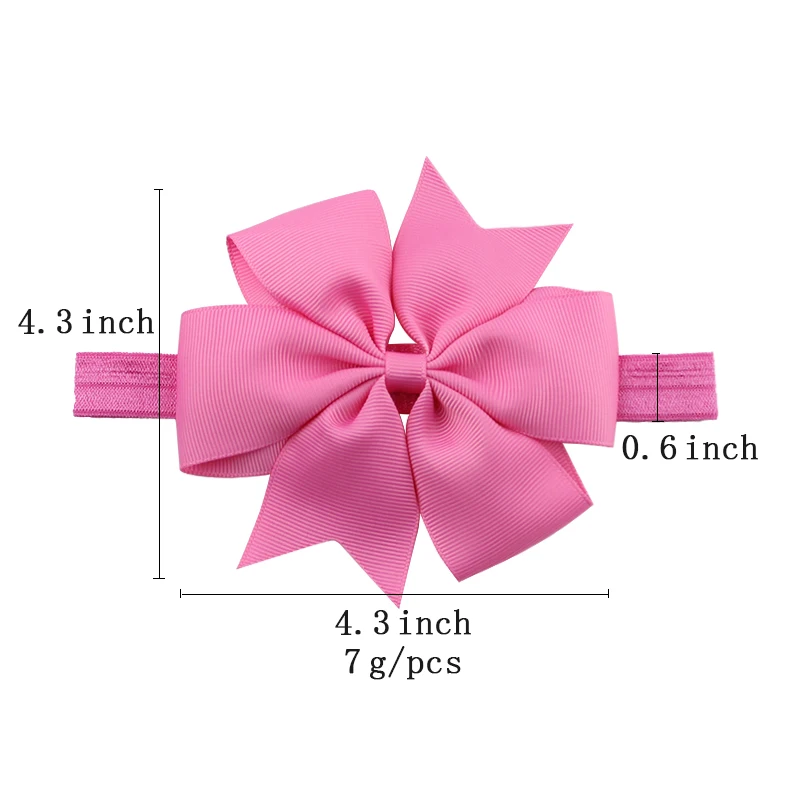 Newborn Bebe Girl Headband Bowknot Hair Band Hairband Elastic Bowknot Photography Dots Hair Band For Girl Children Hair Accessories (6)