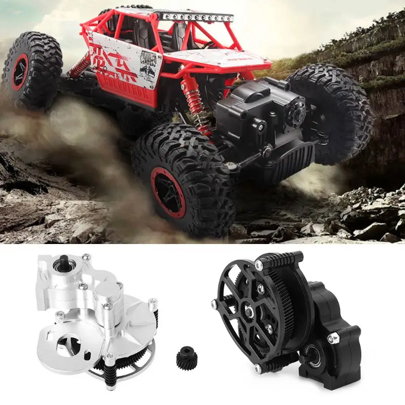 RC Car 1/10 Alloy Transmission Case Center Gearbox & Helical Gear for RC Crawlers 1:10 Axial SCX10 AX10 RC Car 1/10 Alloy Transmission Case Center Gearbox & Helical Gear for RC Crawlers 1:10 Axial SCX10 AX10