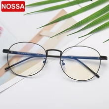 Высококачественная металлическая овальная оправа для очков, дизайн, зеркальные ножки, модные простые мужские и женские очки могут быть оснащены оправой для близоруких