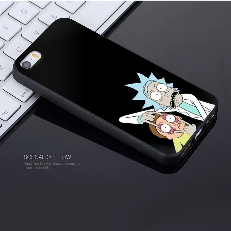 MaiYaCa Rick & Morty lovely Phone Accessories Case for Apple iPhone 8 7 6 6S Plus X 5 5S SE 5C Cellphones