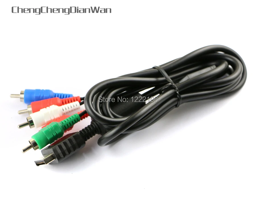 ChengChengDianWan 10 шт./лот высококачественный HD компонент AV TV кабель для ps2 компонентный |