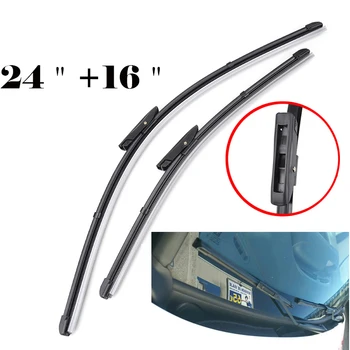 

Misima 24''+16'' Windshield Windscreen Wiper Blades For Renault Clio MK 3 For Fluence Megane 3 CC Grandtour Front Window Wiper