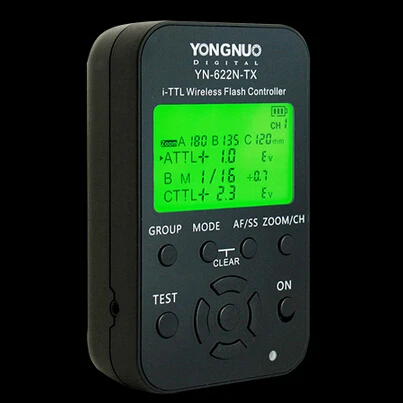 yongnuo-lcdワイヤレスフラッシュ送信機、スピードライト、yn-tx、yn622n、yn685n、yn968n