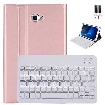 

Keyboard Case For Samsung Galaxy Tab A 10.1 2016 T580 T585 Detachable WiFi Bluetooth Keyboard Leather Cover Slim Capa+Stylus