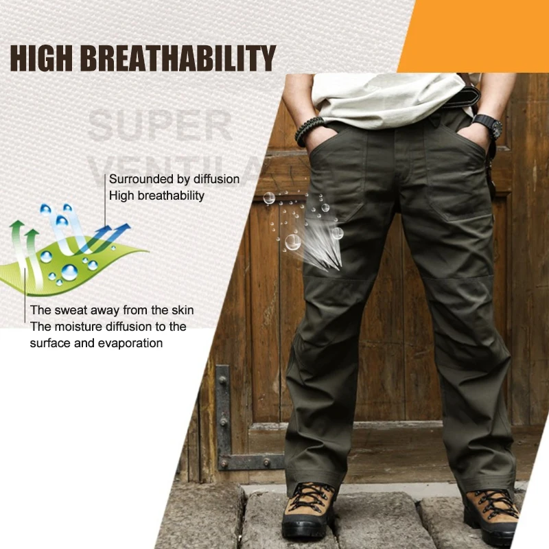 Pantalones deportivos tácticos para acampar al aire libre CQB multibolsillos para montar senderismo pantalones de algodón transpirable Pantalones deportivos tácticos para acampar al aire libre CQB multibolsillos para montar senderismo pantalones de algodón transpirable
