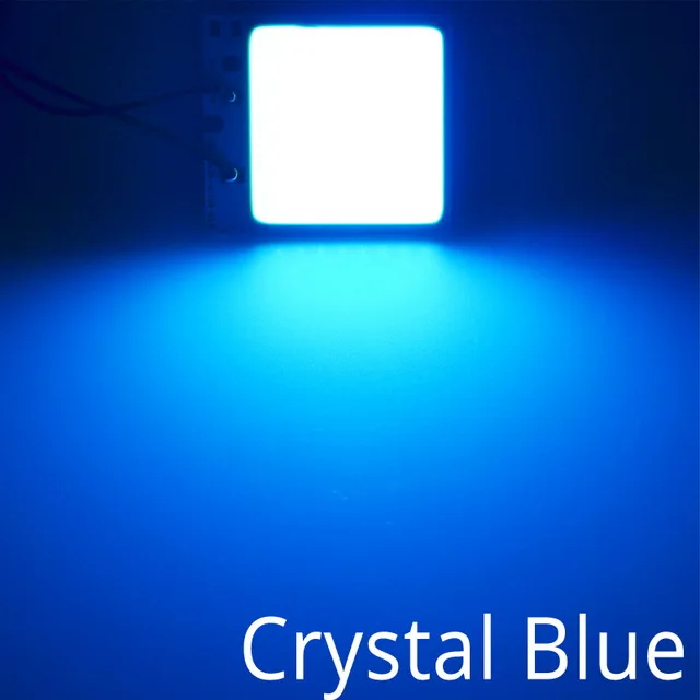 T10 W5W авто Интерьер Чтение Cob 24SMD 36SMD 48SMD светильник купольная фестонная автомобильная светодиодная лампа автомобиля панели лампы BA9S DC 12v Стайлинг автомобиля - Испускаемый цвет: Crystal Blue