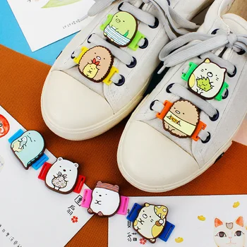 

AMEK MISA Novelty Cartoon Shoes Decorations Japan Anime SAN-X Casual/Sports Shoe Shoelace Charms Accessories for Kids Gifts M423