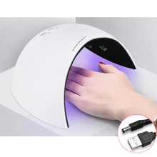 Лампа для ногтей светодиодная USB Сушилка для ногтей в виде ракушки фототерапия машина 27 Вт умная Индукционная лак для ногтей Клей для выпечки