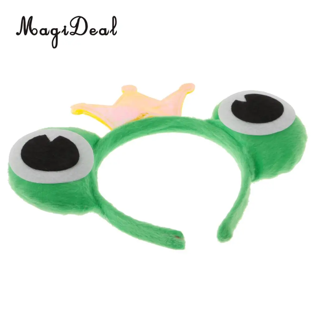MagiDeal Bachelorette Novelty Frog Style Headband Fancy Dress Animal Toad Constume Girl Night Out Hen Party for DIY Party Decor 