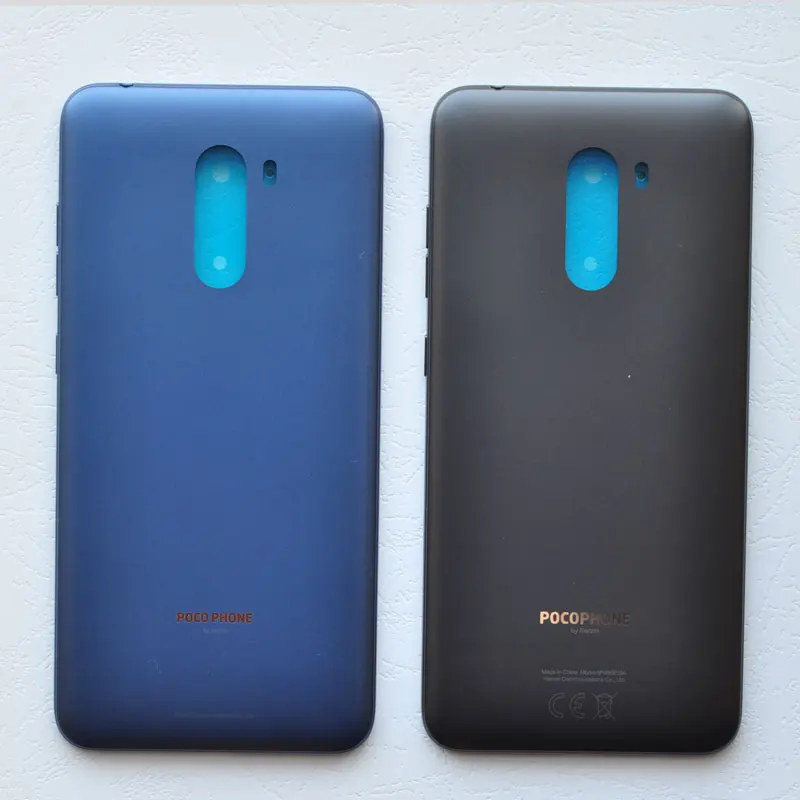 

BINYEAE Plastic Battery Cover For Xiaomi Pocophone F1 Rear Housing Back Case Door Pocophone F1 Replacement Part With Side Keys