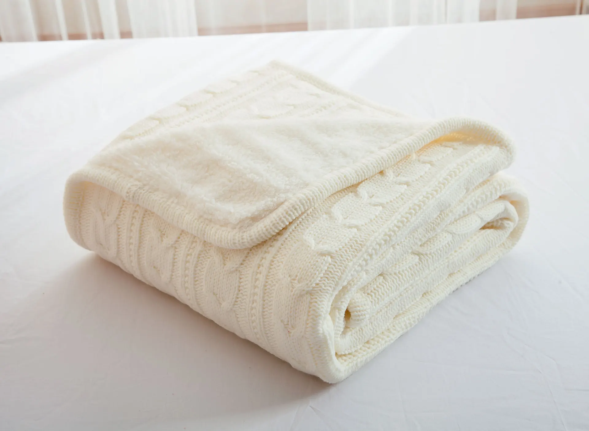 Горячее предложение, хлопок, высокое качество, овечья шерсть, вельветовое одеяло s, зимнее теплое вязаное шерстяное одеяло, диван/покрывало для кровати, одеяло, вязаное одеяло - Цвет: 02