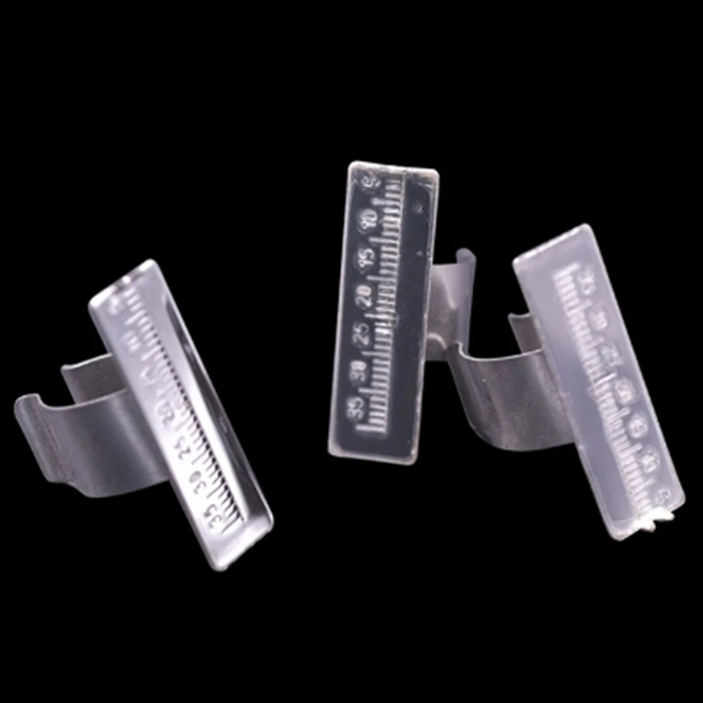 

1pc Dental Instruments Stainless Steel Finger Rulers Span Measure Scale Dentist Stationery School Office Drawing Tool