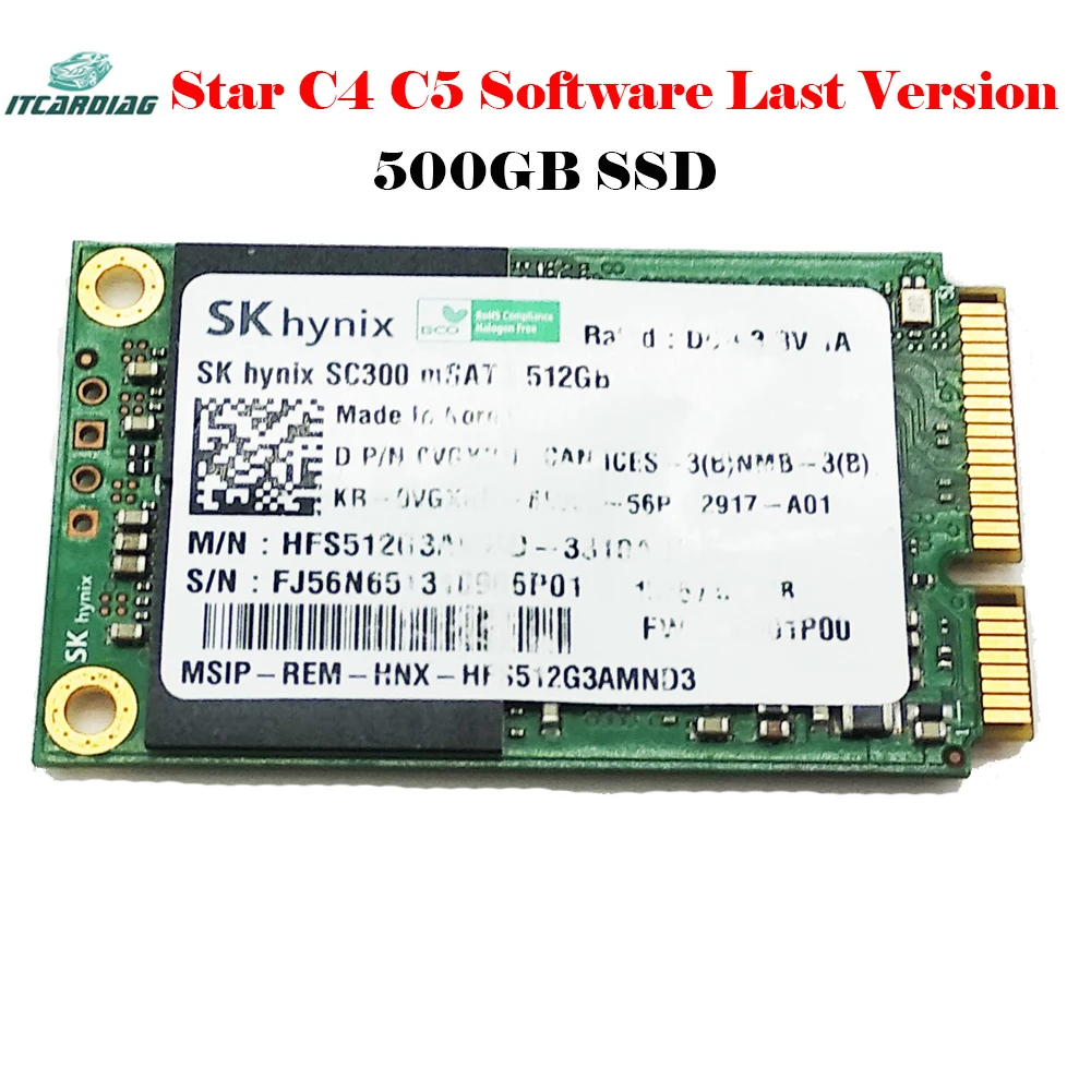 

Mini SSD MB SD Connect Compact Star C4 C5 Full Software Last Version 2019.05 Work For Tablet Only SSD 500G