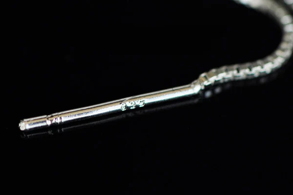 Женские серьги гвоздики серебристого цвета с кристаллами|wire jewelry tools|wire displayjewelry