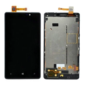 

2PCS/LOT 4.3" For Nokia Lumia 820 LCD Display Touch Screen With Frame For Nokia 820 N820 Digitizer Glass Sensor Assembly