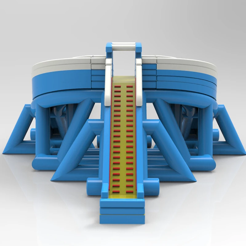 Гигантская надувная водная горка для продажи коммерческий надувной трап для детей и взрослых