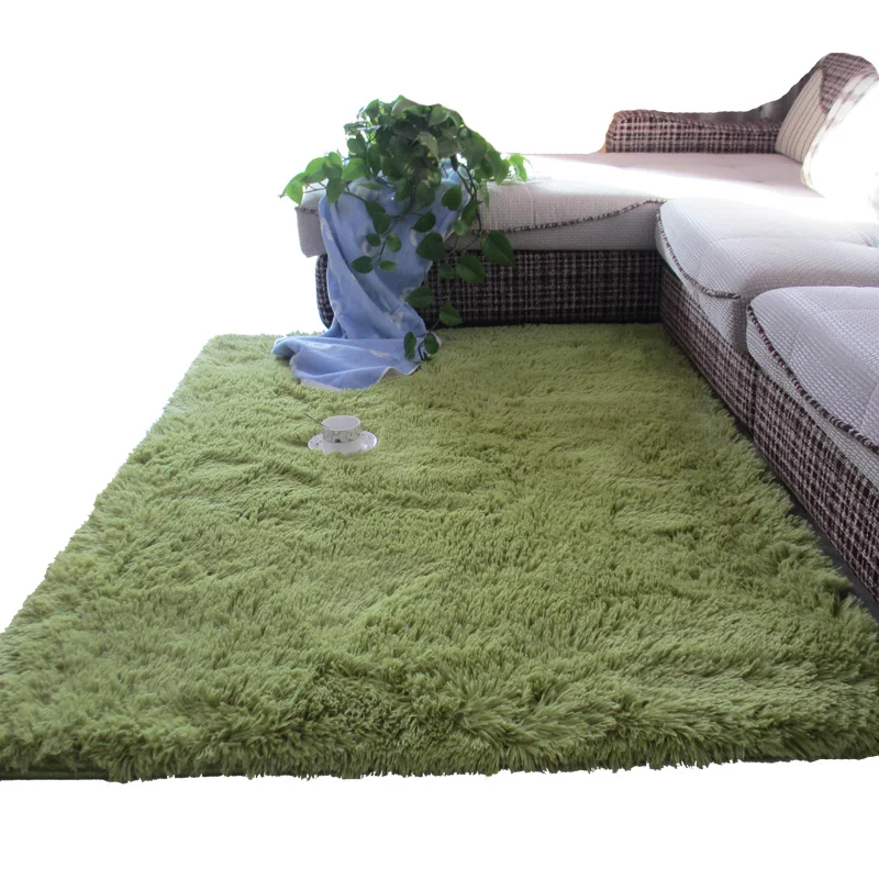Nordic white living room carpet coffee table cushion room bedroom floor mat bedside blanket cute rectangular plush floor rug