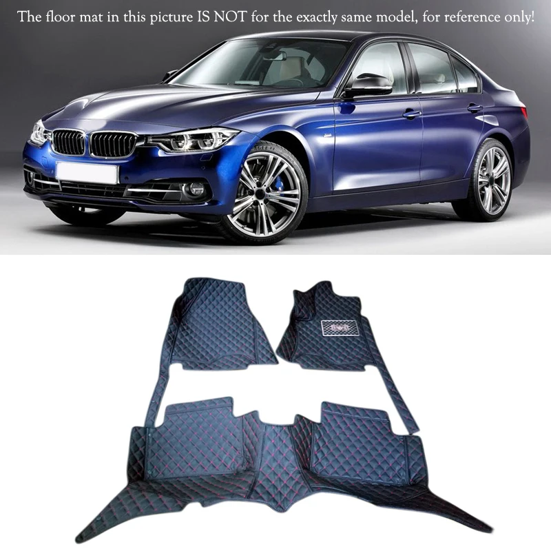 

For BMW 3 Series F30 2013 2014 2015 2016 Interior Leather Carpet Floor Mat Car Foot Mat 1set Car Styling accessories!
