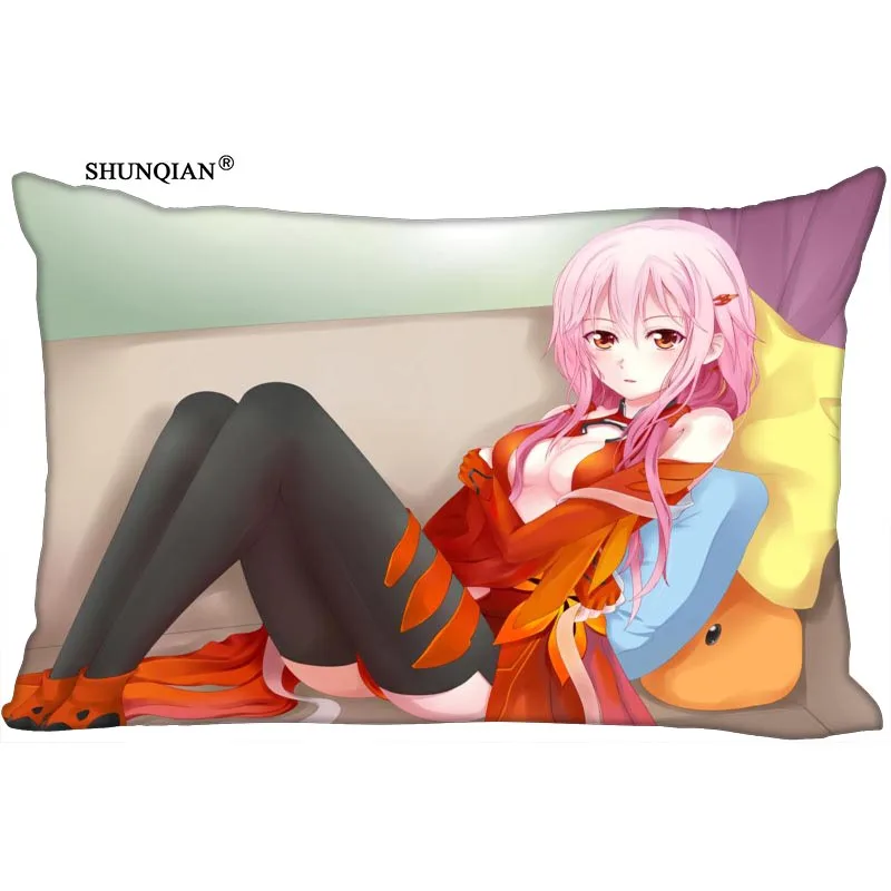 16 Прямоугольная шелковая наволочка с принтом «Guilty Crown», с двух сторон, подарок на Ваш образ 35x45 см, 30x60 см, 40x60 см, 45x75 см, 50x75 см - Цвет: 16