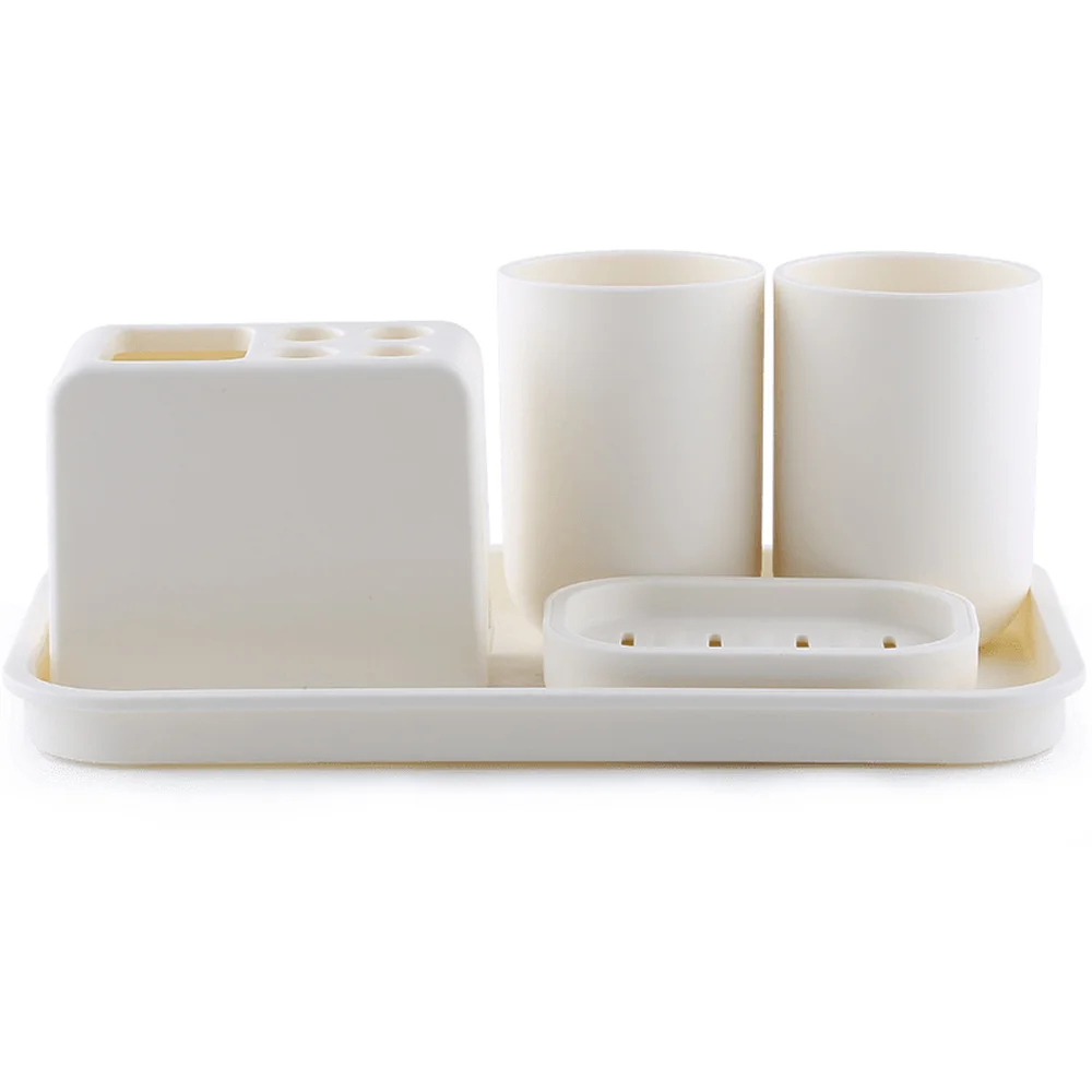 Mug toothpaste holder bathroom brushing cup set bathroom set toothbrush shelf LO725928