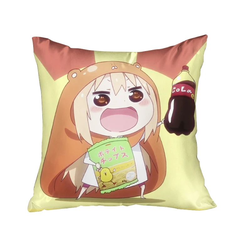 Новая квадратная наволочка Umaru Doma Himouto chan 40x40 см Аниме Dakimakura Waifu GZF151|cover htc|cover watchcover