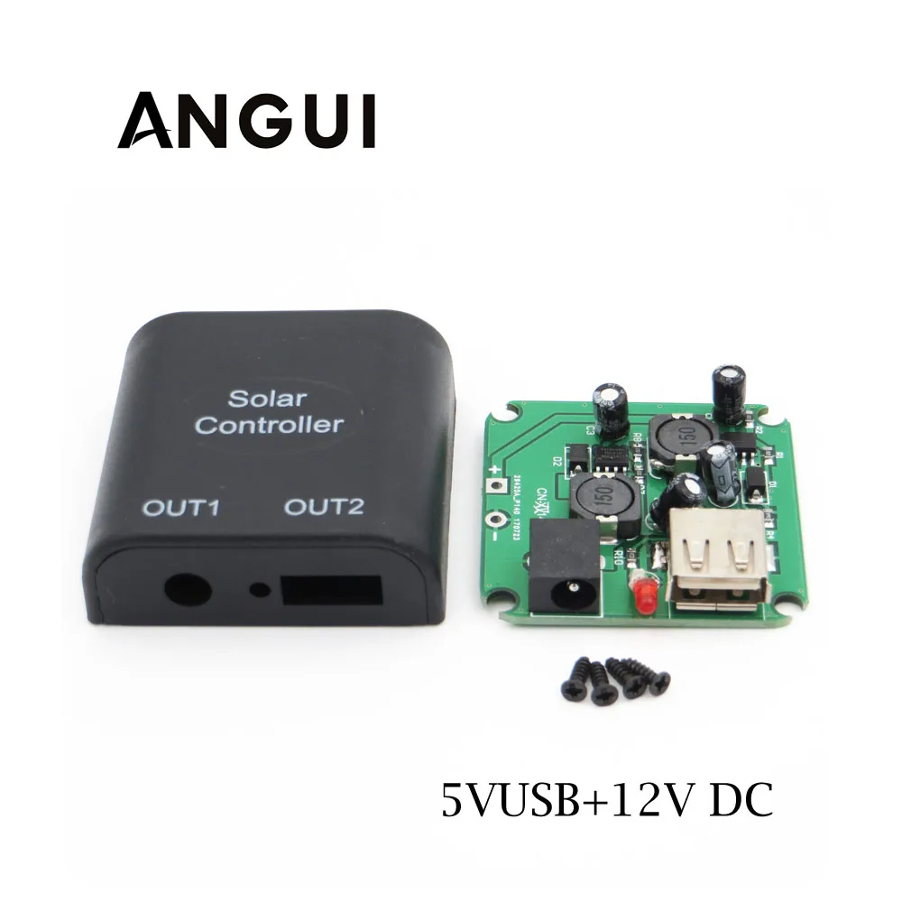 5 V 2A + 12 DC солнечные панели USB контроллер напряжения заряда мобильный телефон