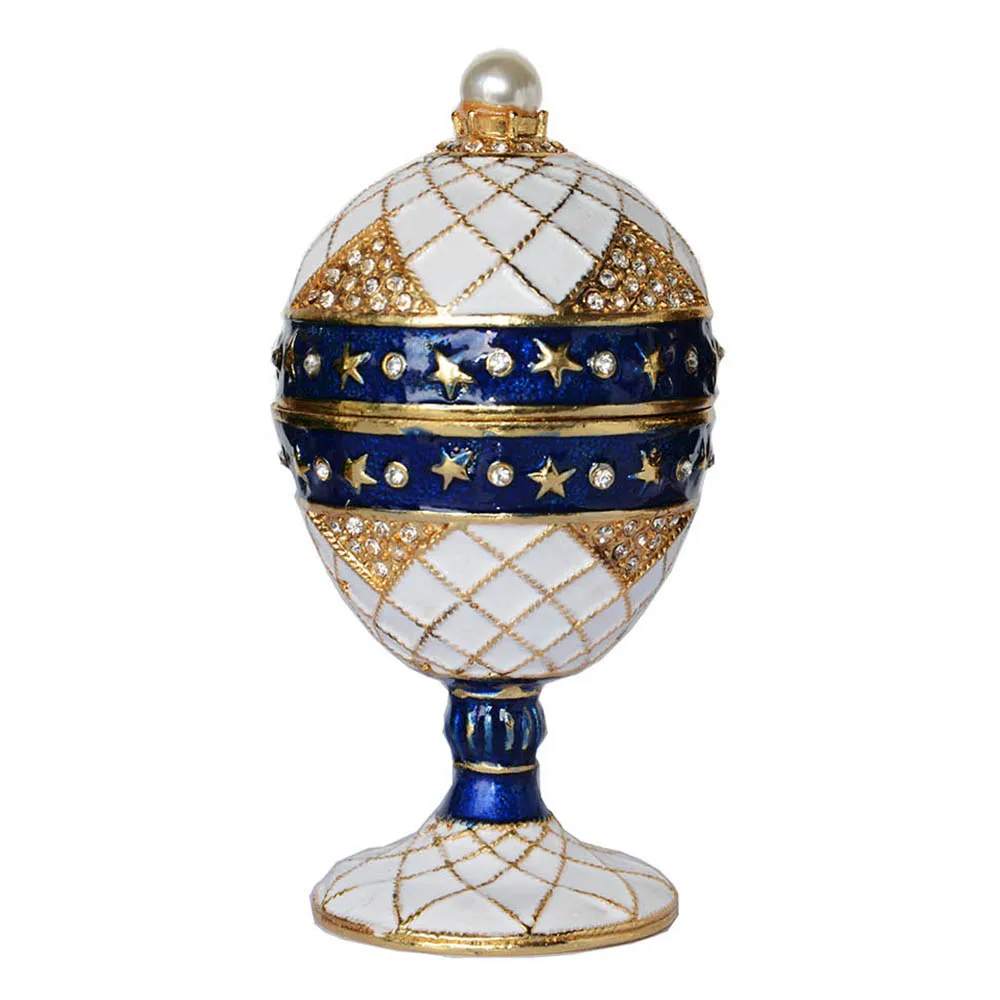 TBP1572BL-Easter egg trinket box