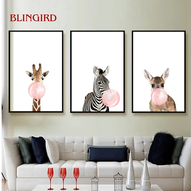 Simple Kids Room Hanging Decorative Painting Art Print Wall Paintings Indoor Bedroom Lovely Animal Cartoon Posters Simple Kids Room Hanging Decorative Painting Art Print Wall Paintings Indoor Bedroom Lovely Animal Cartoon Posters