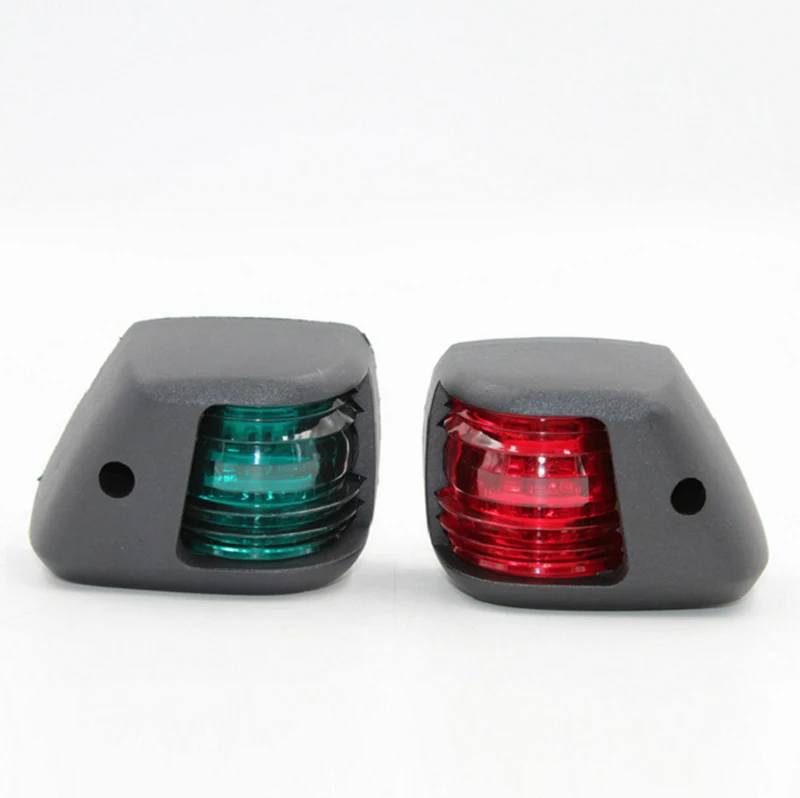 

1Pair Red Green Port Starboard Light LED Navigation Light for 12V Marine Boat Yacht Mini Size