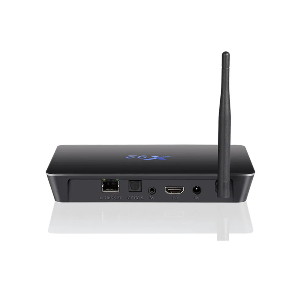 Новейшие X92 TV Box Android 6.0 Amlogic S912 Octa Core Макс 3 ГБ/32 ГБ КОДИ 16.1 Bluetooth 4.0 4 К 2.4 Г/5.8 Г WI FI H.265
