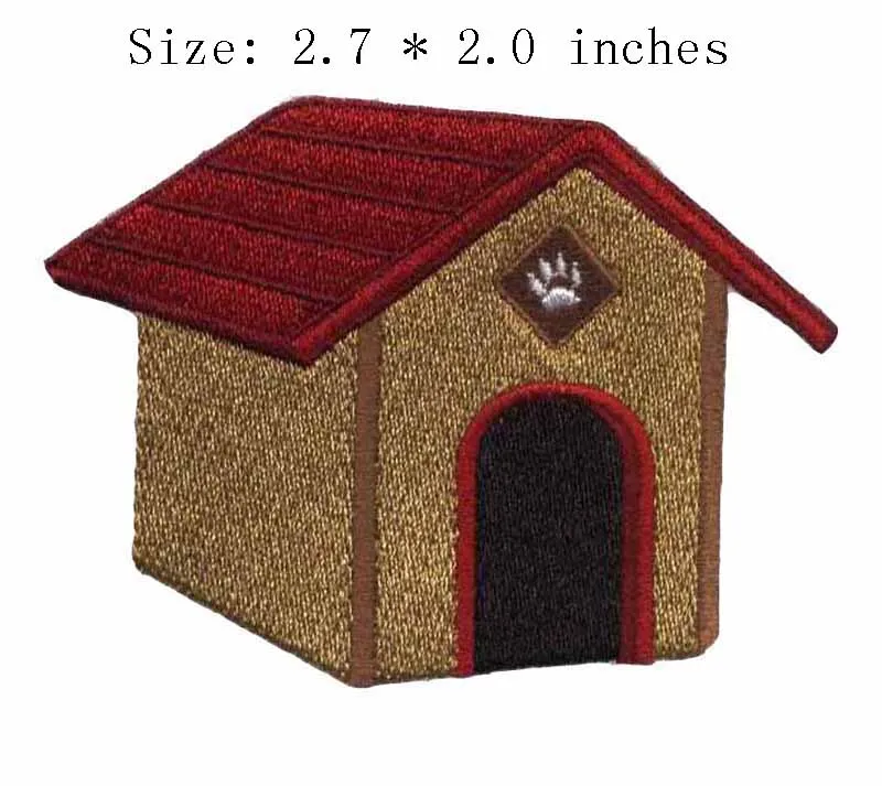 2.7"wide Ideal house embroidery patch patch embroidery/patch applique