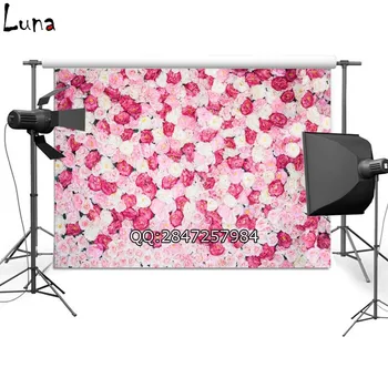 

MEHOFOTO Floral Vinyl Photography Background For Wedding Flower Wall New Fabric Flannel Backdrop For Children photo studio 2401