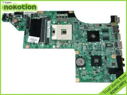 NOKOTION материнская плата для ноутбука для HP DV6 DV6-3000 серии 630280-001 dalx6mb6h1 HM55 мобильности Radeon HD 5470 DDR3 мать borads